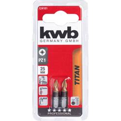 kwb 124101 křížový bit Pohon (šroubovák): 1/4 (6,3 mm) Typ zakončení: křížový PZ PZ 1 25 mm