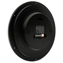 Mebus 52825 DCF nástěnné hodiny 26 cm x 42 mm, černá