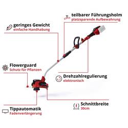 Einhell Power X-Change GE-CT 36/30 Li E Solo akumulátor strunová sekačka bez nabíječky, bez akumulátoru 36 V šířka sekání: 300 mm
