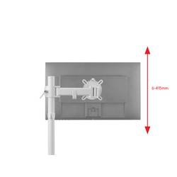 One For All Smart Single white držák na stůl pro monitor 1 Displej: (s) 33 cm (13) - 81,3 cm (32) bílá nastavitelná výška, otočný, nakláněcí