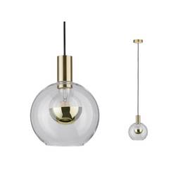 Paulmann Esben 79725 závěsné světlo LED E27 20 W transparentní, mosazná (kartáčovaná)