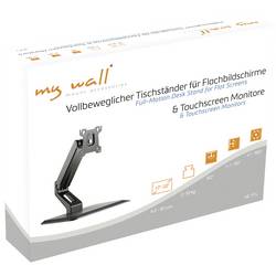 My Wall HL 17 L držák na stůl pro monitor 1 Displej: (s) černá stojan, nakláněcí, otočný, naklápěcí, nastavitelná výška, otočný, odnímatelný