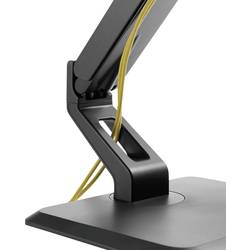 My Wall HL 17 L držák na stůl pro monitor 1 Displej: (s) černá stojan, nakláněcí, otočný, naklápěcí, nastavitelná výška, otočný, odnímatelný