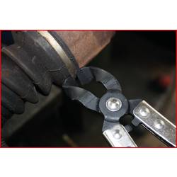 KS Tools 115.1191 Pásová řezačka hadic, zahnuté, 230 mm