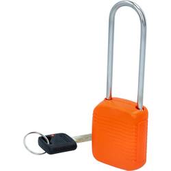 Visací zámek, oranžová, kovová, 76 mm KS Tools 117.0219