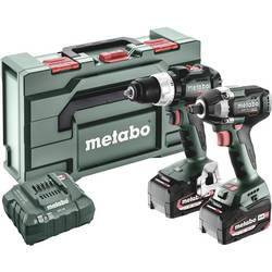 Metabo BSLBL+SSWLT300BL aku vrtací šroubovák, aku rázový utahovák, 18 V, 5.2 Ah Li-Ion akumulátor, vč. nabíječky, 685203000