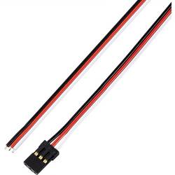 Reely servo kabel se zástrčkou [1x JR zásuvka - 1x kabel s otevřenými konci] 30.00 cm 0.14 mm² plochý 10 ks