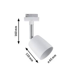 Paulmann Cover svítidla do lištových systémů (230 V) URail GU10 10 W LED bílá, chrom