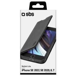 sbs mobile Flip Cover Apple iPhone SE (2022(, iPhone SE (2020), iPhone 8, iPhone 7 černá TEBKLITEIPSE22K