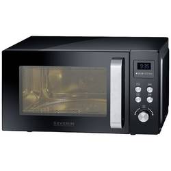 Severin 7752 mikrovlnná trouba černá 900 W funkce grilování, horkovzdušný
