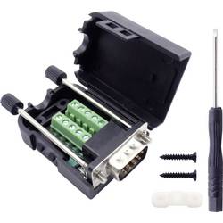 TRU COMPONENTS T190C4088 vestavný konektor D-Sub Pólů: 9 šroubovací 1 ks
