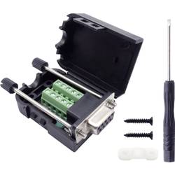 TRU COMPONENTS T190C4089 vestavná zásuvka D-Sub Pólů: 9 šroubovací 1 ks