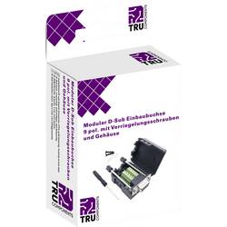 TRU COMPONENTS T190C4089 vestavná zásuvka D-Sub Pólů: 9 šroubovací 1 ks