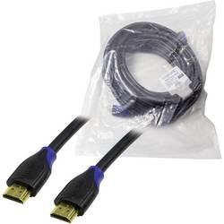 LogiLink HDMI kabel Zástrčka HDMI-A, Zástrčka HDMI-A 10.00 m černá CH0066 4K UHD, Audio Return Channel, pozlacené kontakty HDMI kabel