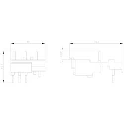 Siemens 3RA1921-1DA00 propojovací modul 1 ks (š x v x h) 45 x 42.7 x 70.3 mm Single
