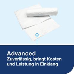 TORK System B2 226100 odpadkový koš, 20 l, plast, (š x v x h) 322 x 430 x 205 mm, bílá, s držákem na stěnu, 1 ks