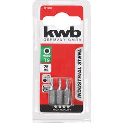 kwb 121209 Bit TX Pohon (šroubovák): 1/4 (6,3 mm) Typ zakončení: TX TX 9 25 mm