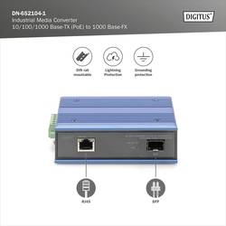 Digitus DN-652104-1 LAN konvertor médií 10 / 100 / 1000 MBit/s