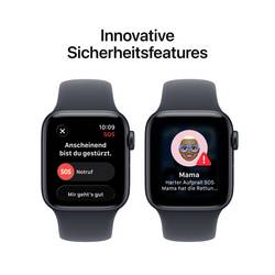 Apple Watch SE 3 GPS 44 mm hliníkový plášť sportovní náramek Midnight M/L