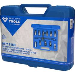 Brilliant Tools BT711150 Sada nástrčných hlavic pro olejové práce, 12 ks