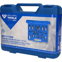 Brilliant Tools BT711150 Sada nástrčných hlavic pro olejové práce, 12 ks