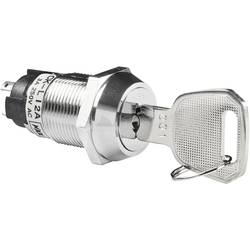 NKK Switches CKL12BFW01 CKL12BFW01 klíčový spínač 250 V/AC 3 A 1x zap/zap 1 x 90 ° 1 ks