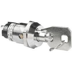 NKK Switches CKL13EFW01 CKL13EFW01 klíčový spínač 250 V/AC 3 A 1x zap/vyp/zap 2 x 45 ° 1 ks