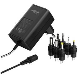 Ansmann 1201-0021 zásuvkový napájecí adaptér, nastavitelný, 12 V/DC, 9 V/DC, 7.5 V/DC, 6 V, 4.5 V/DC, 3 V, 300 mA, 3.60 W