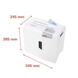 HSM shredstar X5 skartovačka 5 listů na kousky 4.5 x 30 mm P-4 18 l Křížový řez CD, DVD, kreditní karty