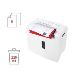 HSM shredstar X5 skartovačka 5 listů na kousky 4.5 x 30 mm P-4 18 l Křížový řez CD, DVD, kreditní karty