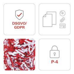 HSM shredstar X5 skartovačka 5 listů na kousky 4.5 x 30 mm P-4 18 l Křížový řez CD, DVD, kreditní karty