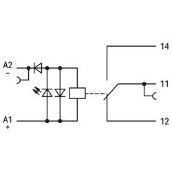 WAGO 859-302 reléová svorkovnice , 5 V/DC, 5 A, 1 přepínací kontakt, 1 ks