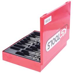 KS Tools 330.2640 HSS-G sada spirálových vrtáku do kovu 1 mm, 1.5 mm, 2 mm, 2.5 mm, 3 mm, 3.5 mm, 4 mm, 4.5 mm, 5 mm, 5.5 mm, 6 mm, 6.5 mm, 7 mm, 7.5 mm, 8 mm,