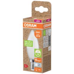 OSRAM HOMELIGHTING 4058075831940 LED Energetická třída (EEK2021) G (A - G) E14 svíčkový tvar 3.3 W = 25 W neutrální bílá (Ø x d) 37 mm x 96 mm 1 ks