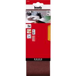 kwb 911915 sada brusného pásu Zrnitost 150 (d x š) 457 mm x 75 mm 3 ks