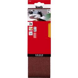 kwb 912306 sada brusného pásu Zrnitost 60 (d x š) 510 mm x 75 mm 3 ks