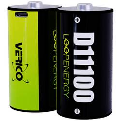 Verico LoopEnergy akumulátor velké mono D Li-Ion 7400 mAh 1.5 V 2 ks