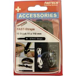 FASTECH® 800-330C kabelový manažer na suchý zip ke spojování háčková a flaušová část (d x š) 110 mm x 11 mm černá 10 ks