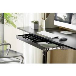 SpeaKa Professional SP-10938492 Zásuvka pod stůl 740 mm x 272 mm Uzamykatelný Rozsah výšky: 50.8 mm (max) černá