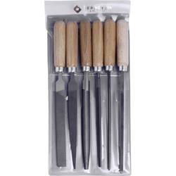 BERNSTEIN Tools for Electronics 5-240 Sada klíčových pilníků s dřevěnou rukojetí v pouzdře, 6 ks. Délka 100 mm 1 ks