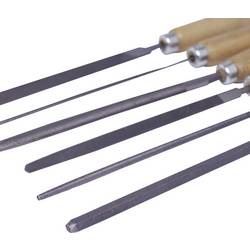 BERNSTEIN Tools for Electronics 5-240 Sada klíčových pilníků s dřevěnou rukojetí v pouzdře, 6 ks. Délka 100 mm 1 ks