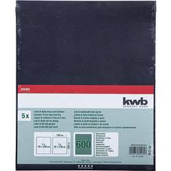 kwb 830460 brusný papír Zrnitost 600 (d x š) 280 mm x 230 mm 5 ks