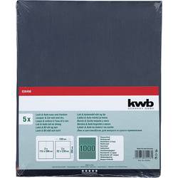 kwb 830498 brusný papír Zrnitost 1000 (d x š) 280 mm x 230 mm 5 ks