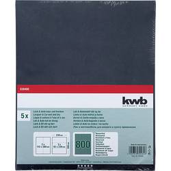 kwb 830480 brusný papír Zrnitost 800 (d x š) 280 mm x 230 mm 5 ks