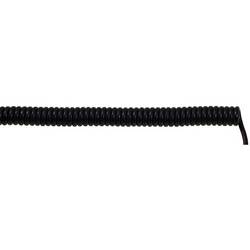 LAPP 73220245 spirálový kabel UNITRONIC® SPIRAL 100 mm / 400 mm 3 x 0.25 mm² černá 1 ks