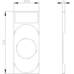 Siemens 3SU1900-0AK10-0AA0 3SU19000AK100AA0 štítek s popisem plochý černá 10 ks Piece