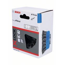 Bosch Accessories Hrncový kartáč X-LOCK 75 mm, ocelový drát, opánkový X-LOCK 2608620726 1 ks