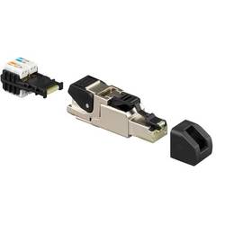 Rutenbeck 13900321, zástrčka RJ45, Konektor RJ45, kov, 1 ks