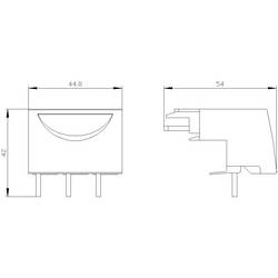 Siemens 3RV19275AA00 Propojovací konektor pro výkonový spínač S0 spojka 1 ks