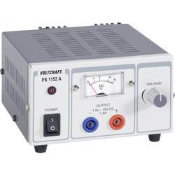 laboratorní zdroj s nastavitelným napětím VOLTCRAFT PS-1152 A 1.5 - 15 1.5 - 1 A 22.5 W Počet výstupů 1 x